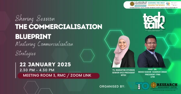 Image of Sharing Session: The Commercialisation Blueprint- Mastering Commercialisation Strategies 💡 Take the Leap: Transform Your Research into Real-World Impact!